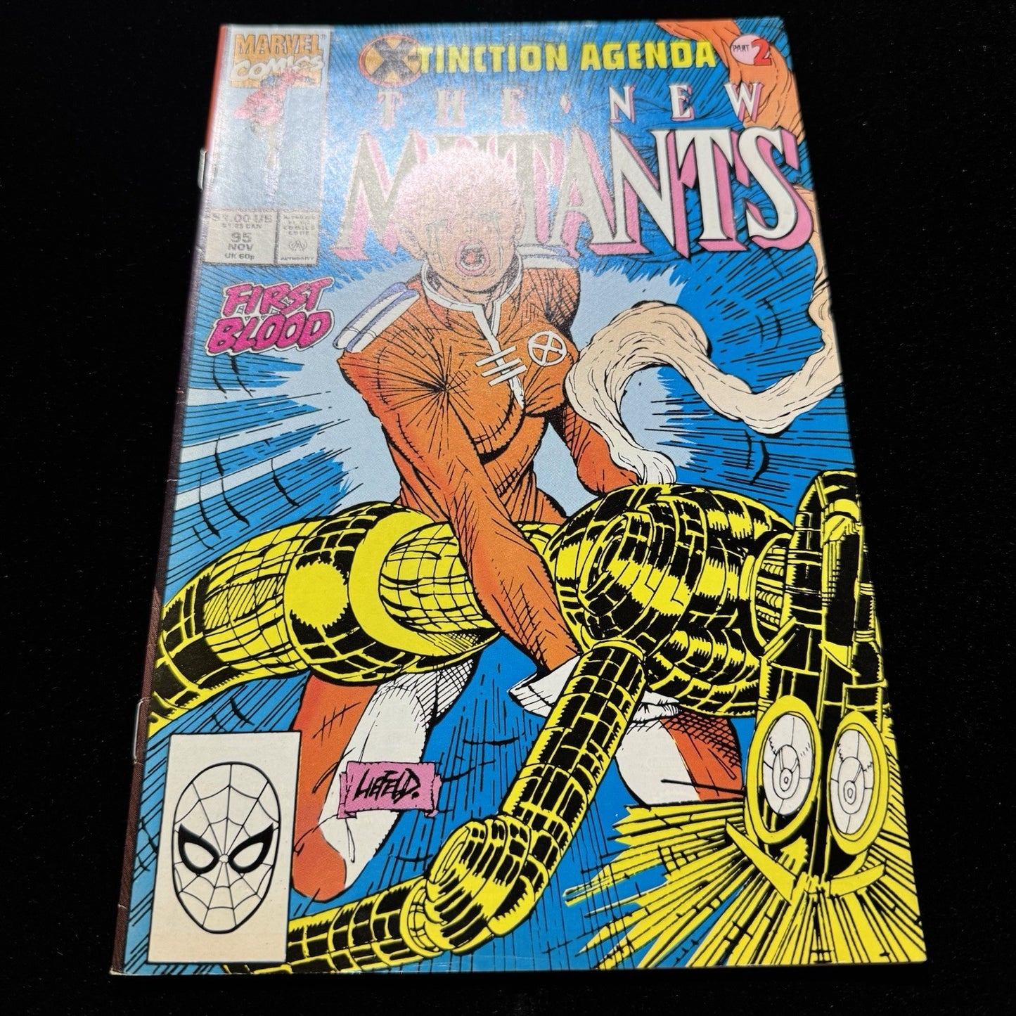 New Mutants 95 - Death Of Warlock - Copper Age Marvel Comics 1990