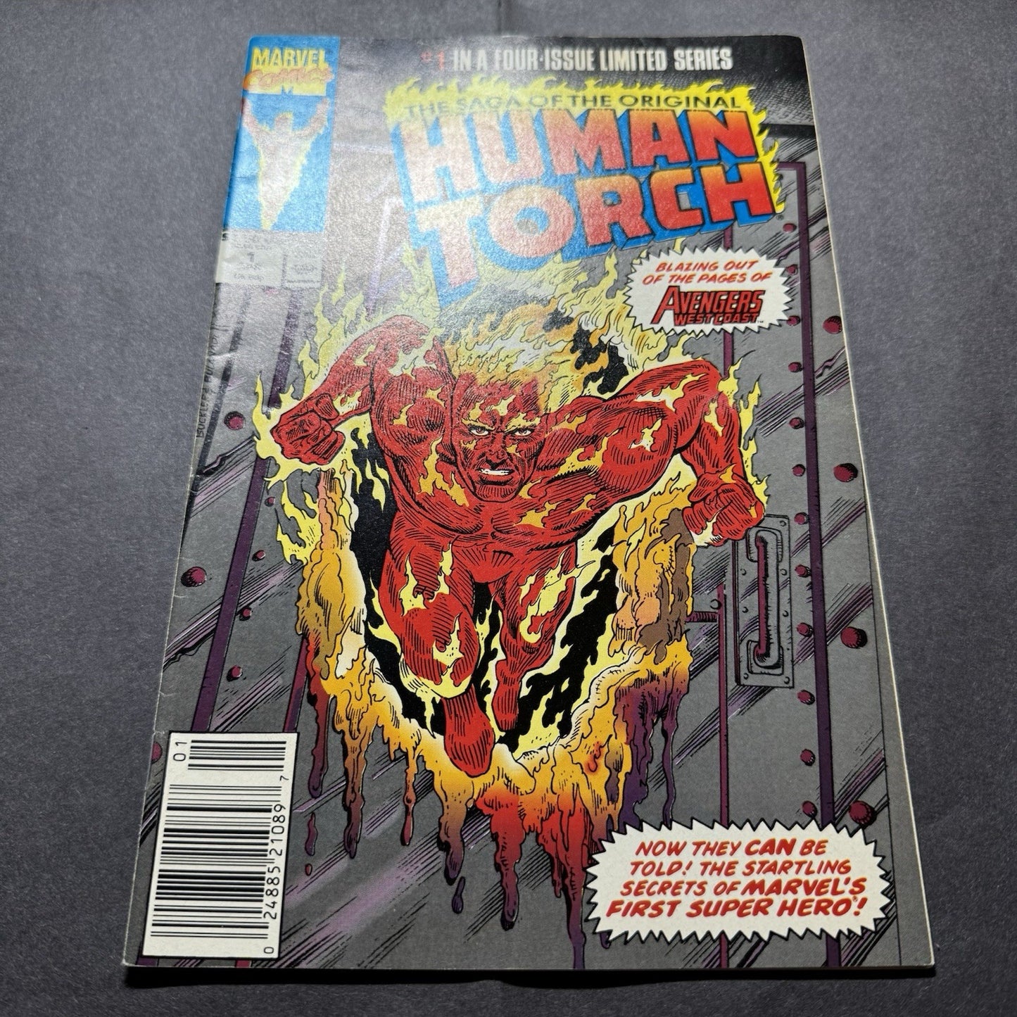 Human Torch 1-4 Full Set/ Copper Age Marvel Comics 1990