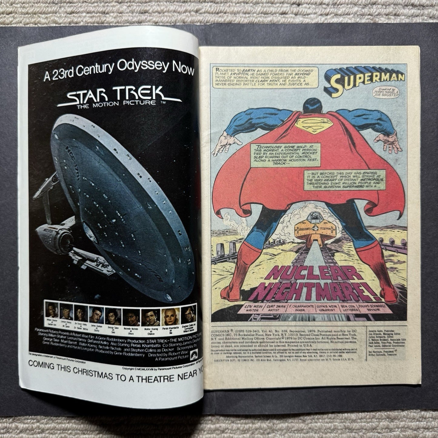 Superman 339 - Bronze Age Dc Comics 1979