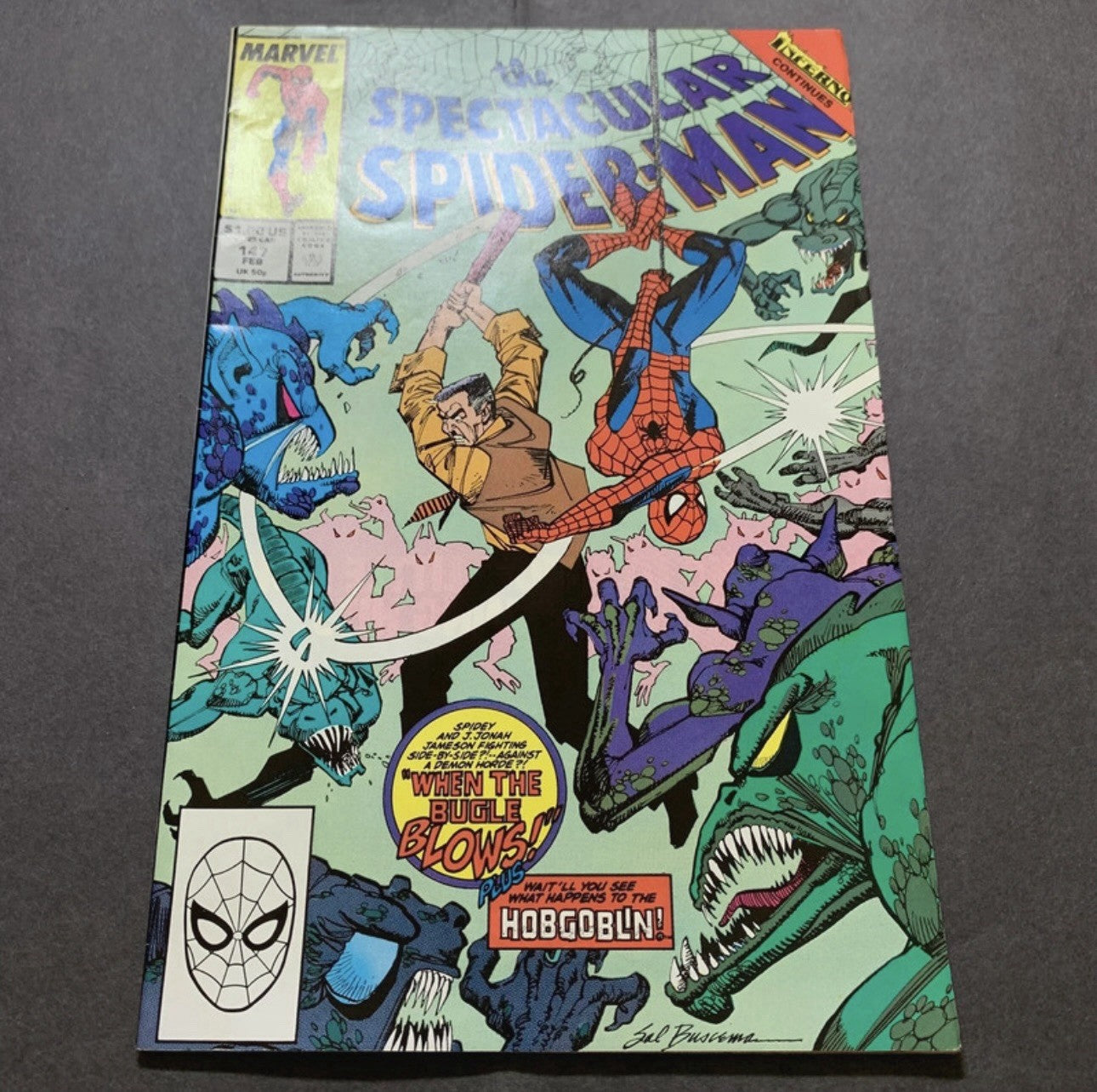 Spectacular Spider-Man 147 - Copper Age Marvel Comics 1989