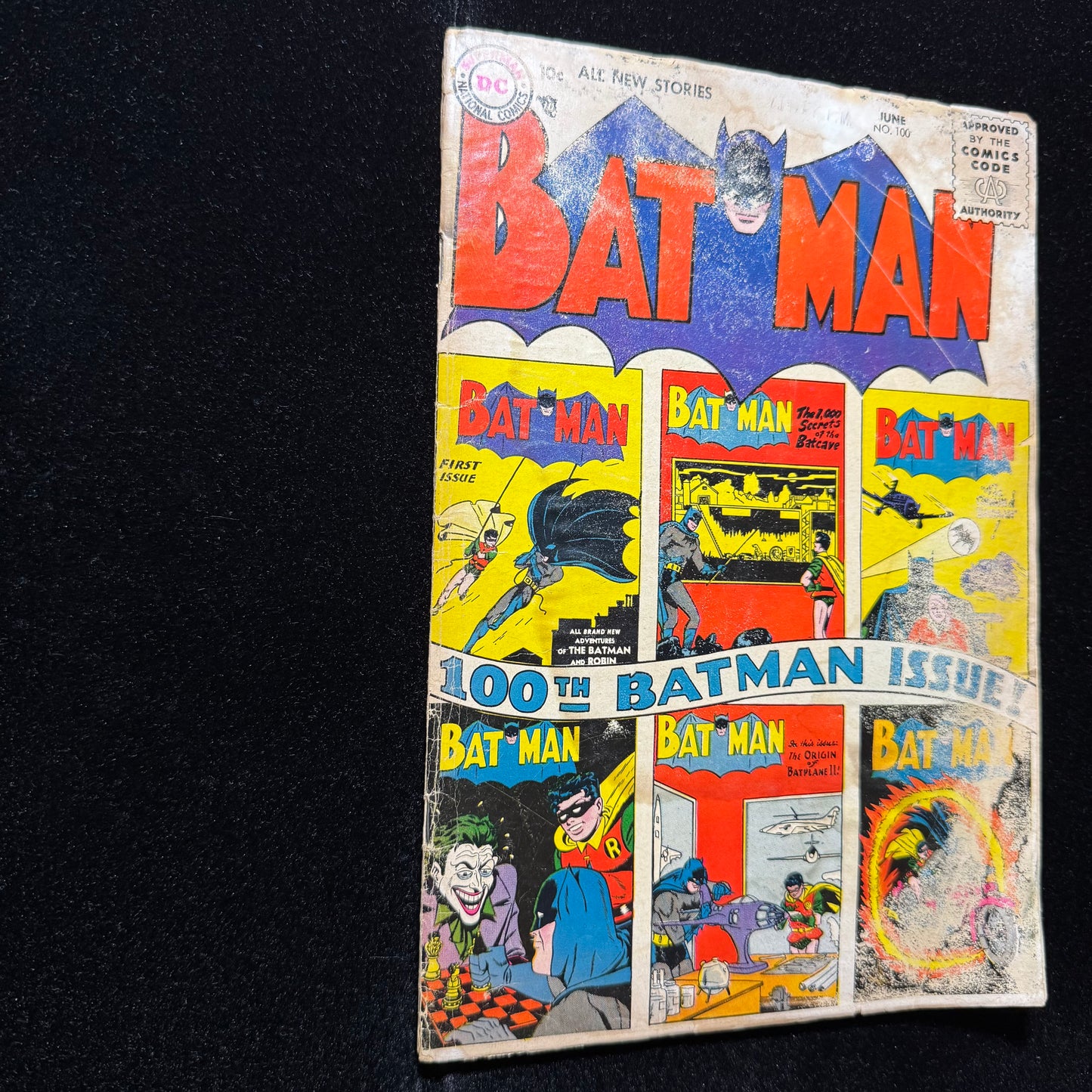 Batman 100 - 100 Issue Milestone - Silver Age Dc Comics 1956