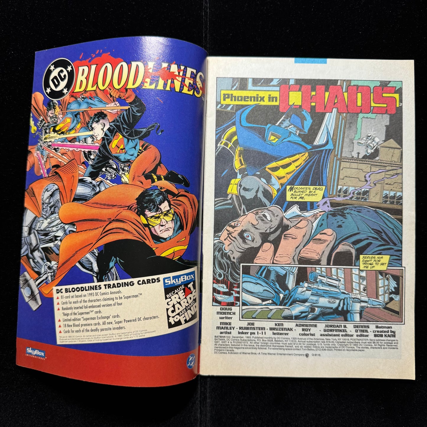 Batman 502 - Modern Age Dc Comics 1993