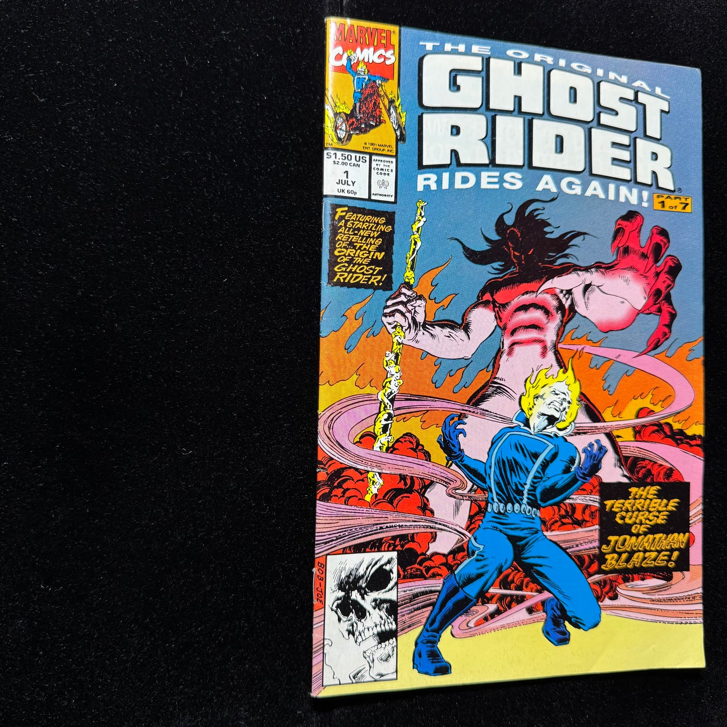 The Original Ghost Rider Rides Again 1 - Copper Age Marvel Comics 1991
