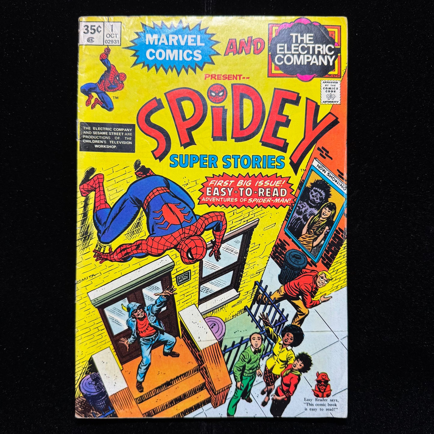 Spidey Super Stories 1 - Origin Of Spider-Man Retold - Bronze Age Marvel 1974