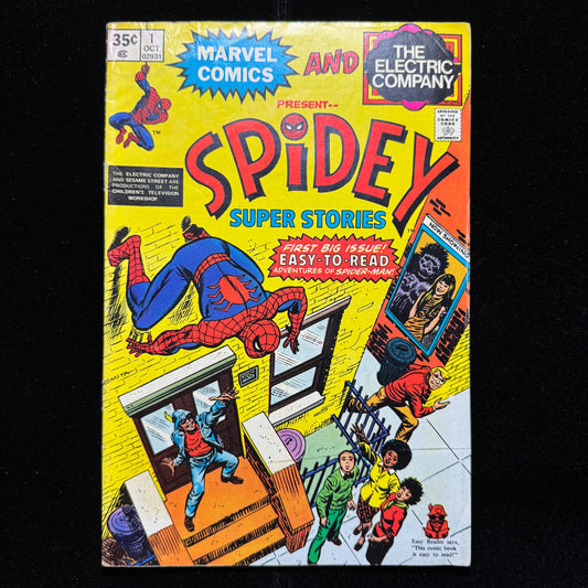Spidey Super Stories 1 - Origin Of Spider-Man Retold - Bronze Age Marvel 1974