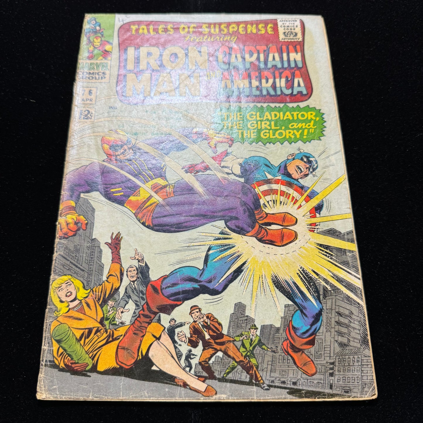 Tales Of Suspense 76 - 2nd App Sharon Carter & Batroc - Silver Age Marvel 1966