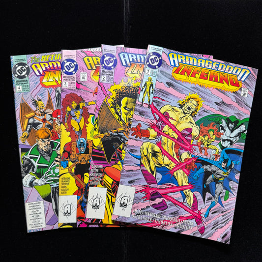 Armageddon Inferno 1-4 - Complete Set - Modern Age Dc Comics 1992