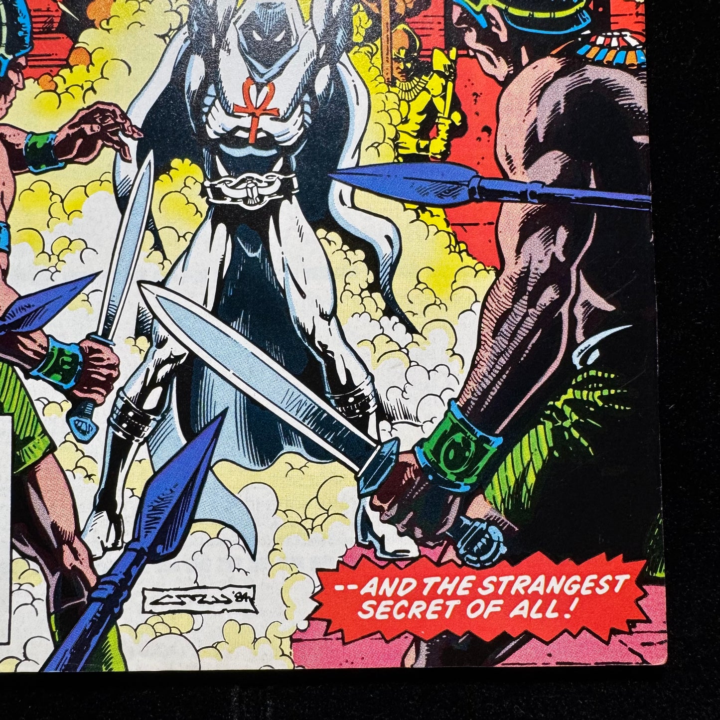 Moon Knight 1 - Debut Of New Moon Knight Suit - Copper Age Marvel Comics 1985