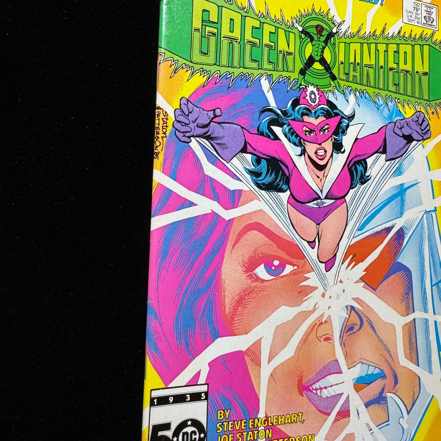 Green Lantern 192 - Origin Of Star Sapphire - Copper Age Dc Comics 1985