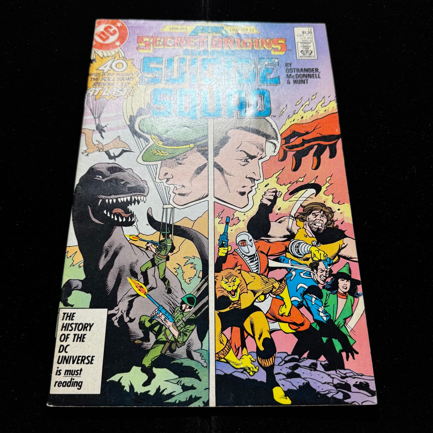 Secret Origins 14 - 1st App Of Rick Flagg Sr - Copper Age Dc Comics 1987
