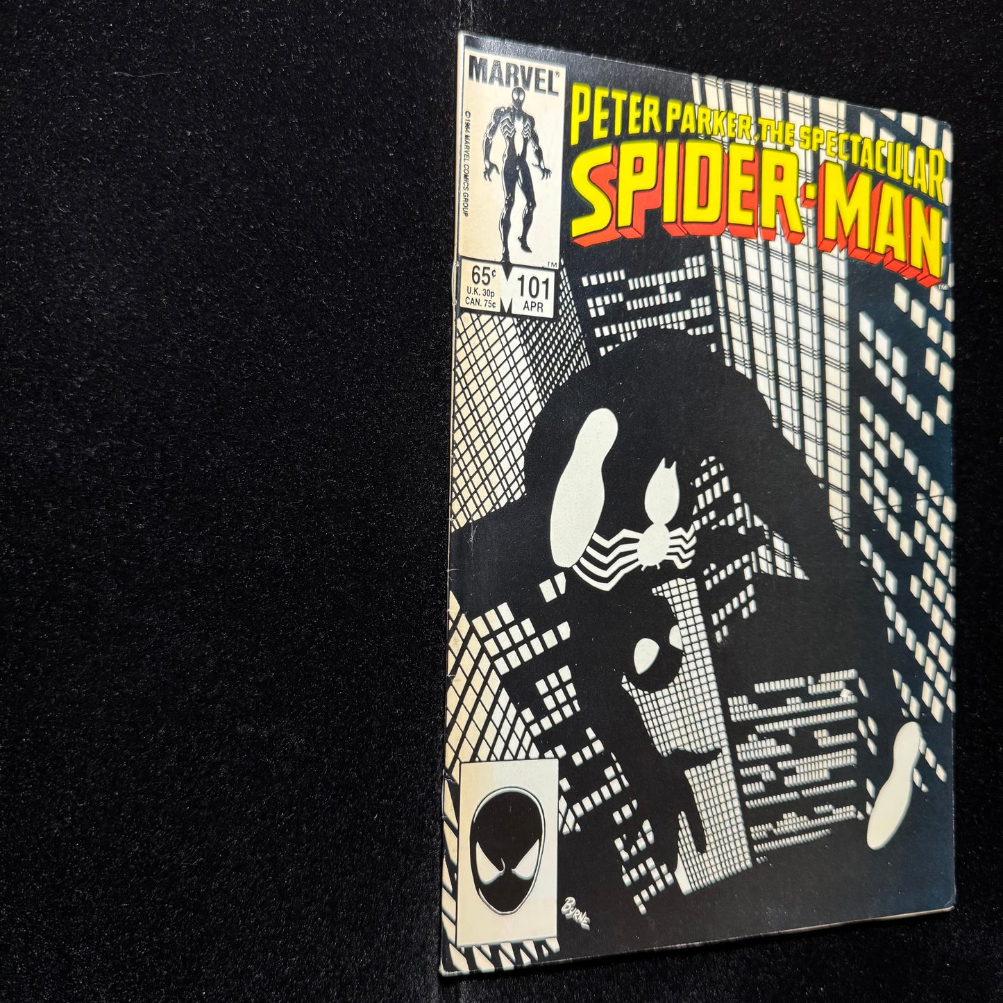 Spectacular Spider-Man 101 - Iconic Cover Art - Copper Age Marvel Comics 1985
