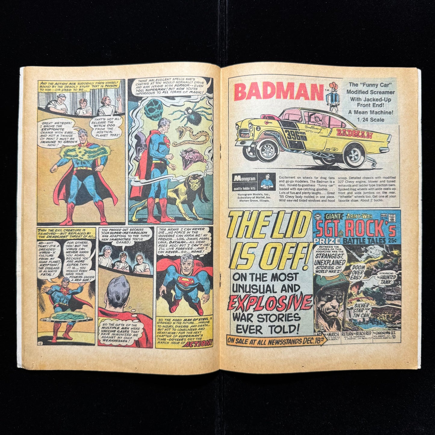 Action Comics 385 - Silver Age Dc Comics 1969