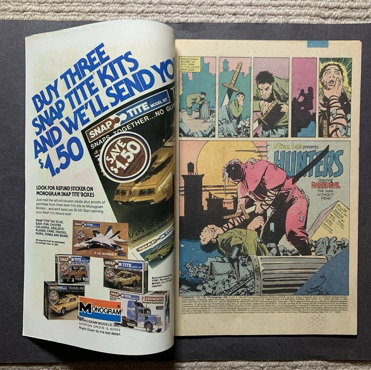 Daredevil 176/ Bronze Age Marvel Comics 1981