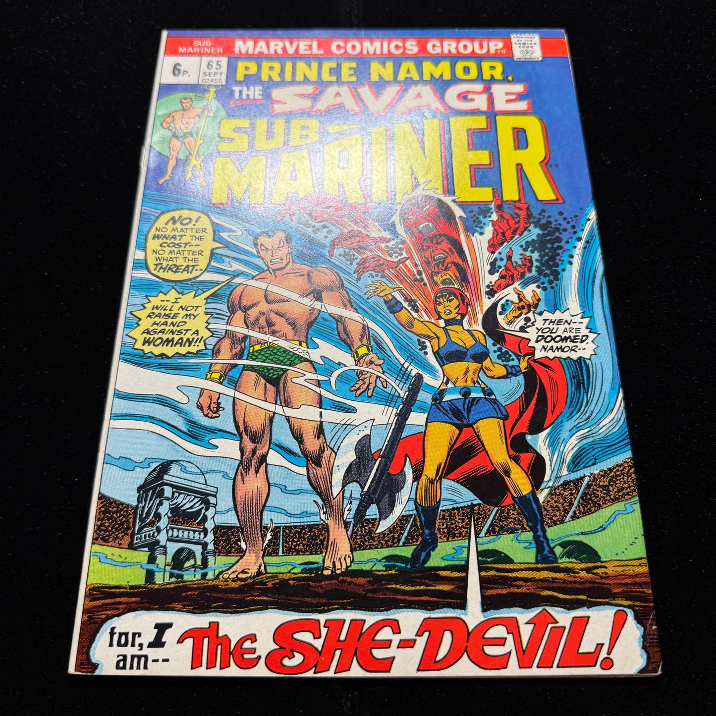 Sub-Mariner 65 - Bronze Age Marvel Comics 1973