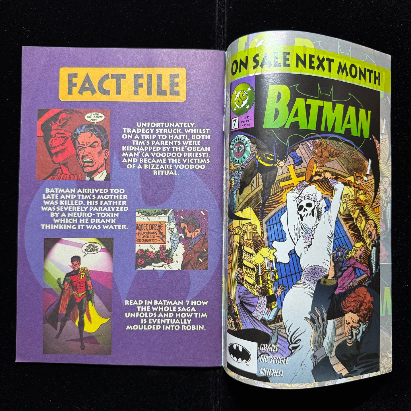 Batman 6 - Battleaxe Press South Africa - Reprints Batman 423 - Modern Age 1995