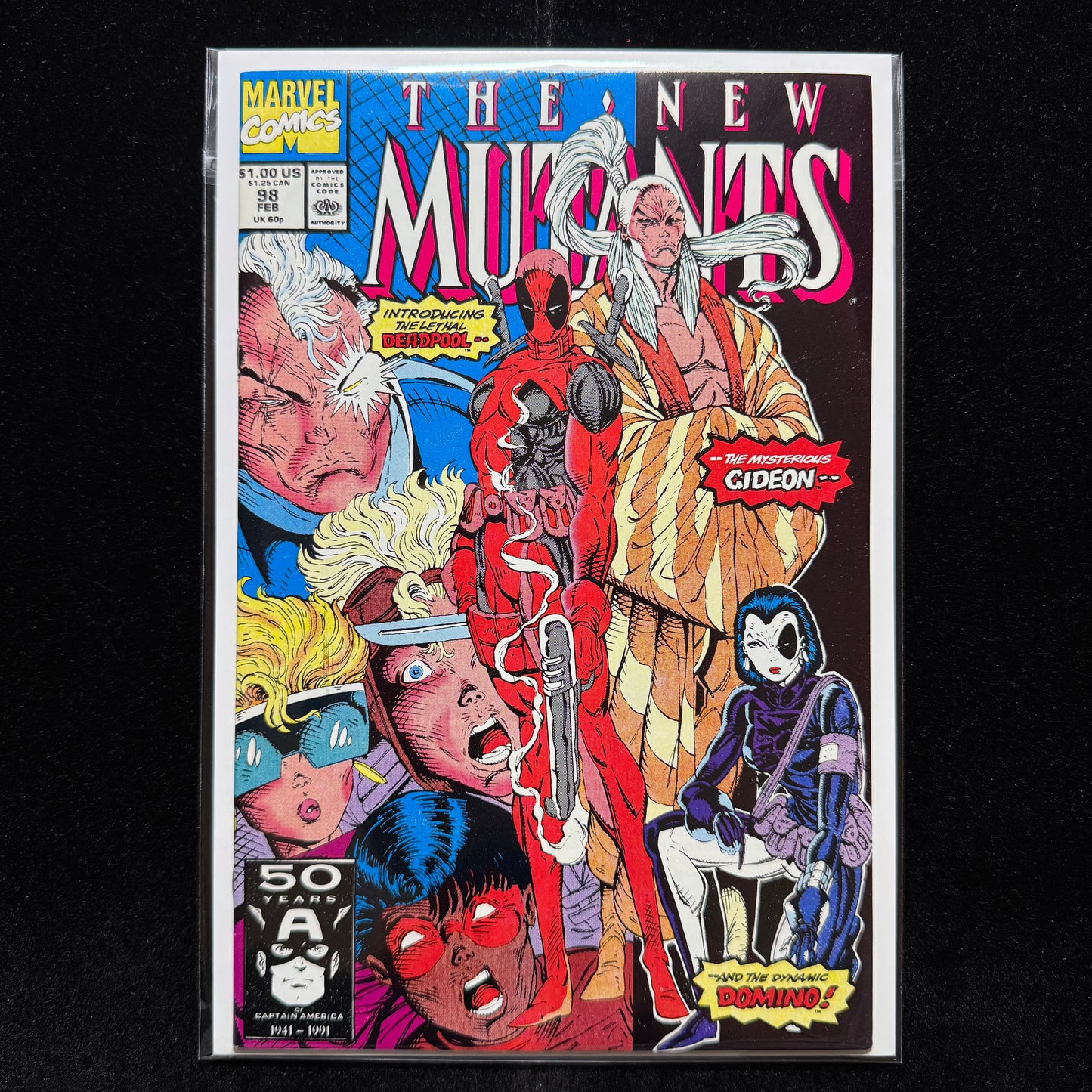New Mutants 98 - 1st Appearance Of Deadpool - Copper Age Marvel Comics 1991