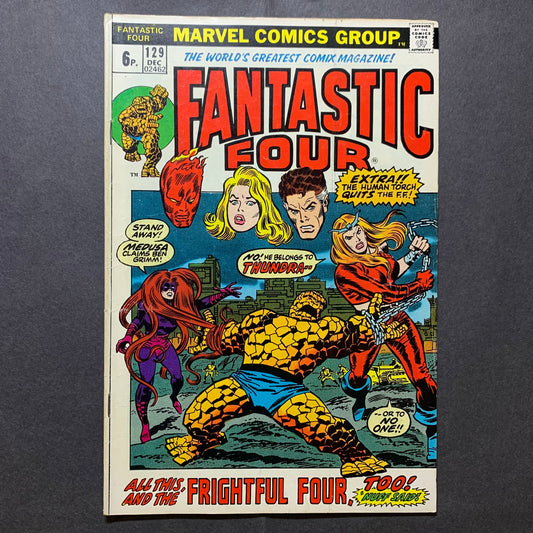 Fantastic four 129/ Bronze Age marvel comics 1972