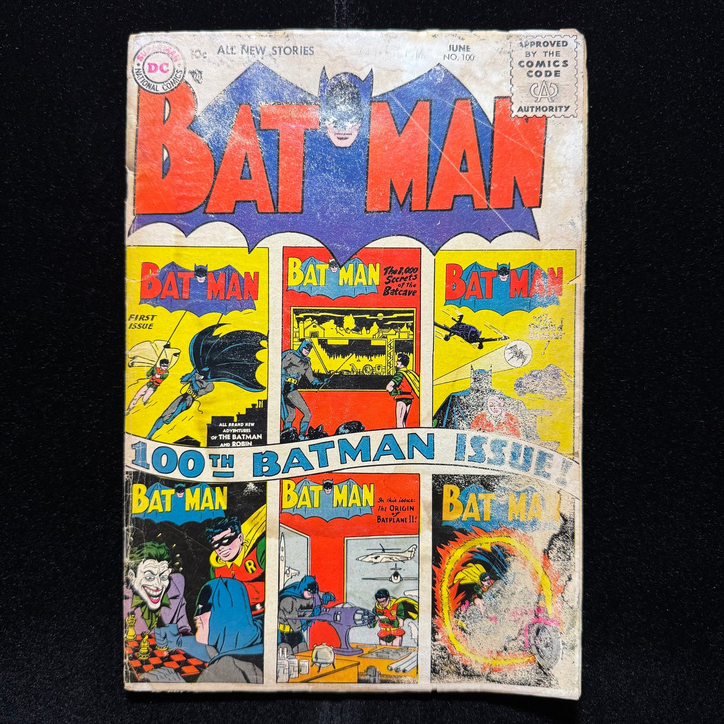 Batman 100 - 100 Issue Milestone - Silver Age Dc Comics 1956