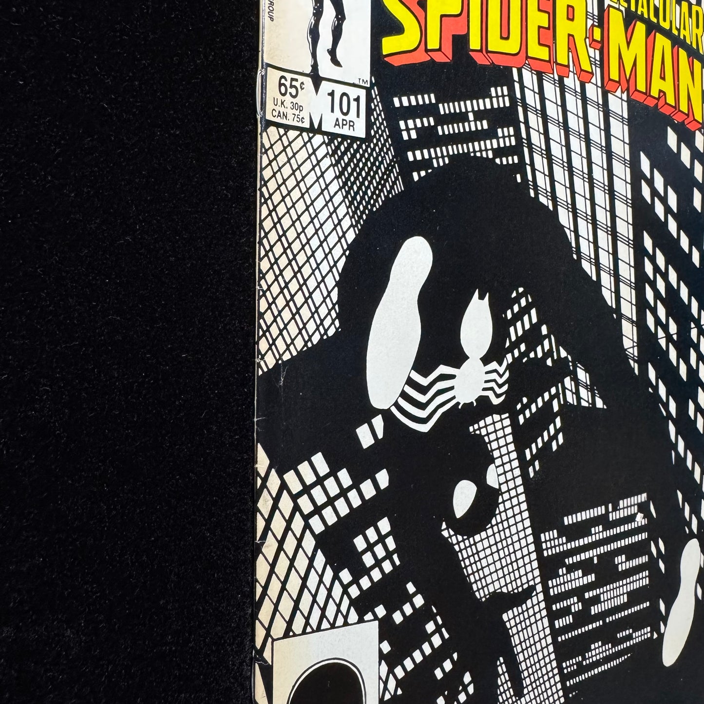 Spectacular Spider-Man 101 - Iconic Cover Art - Copper Age Marvel Comics 1985