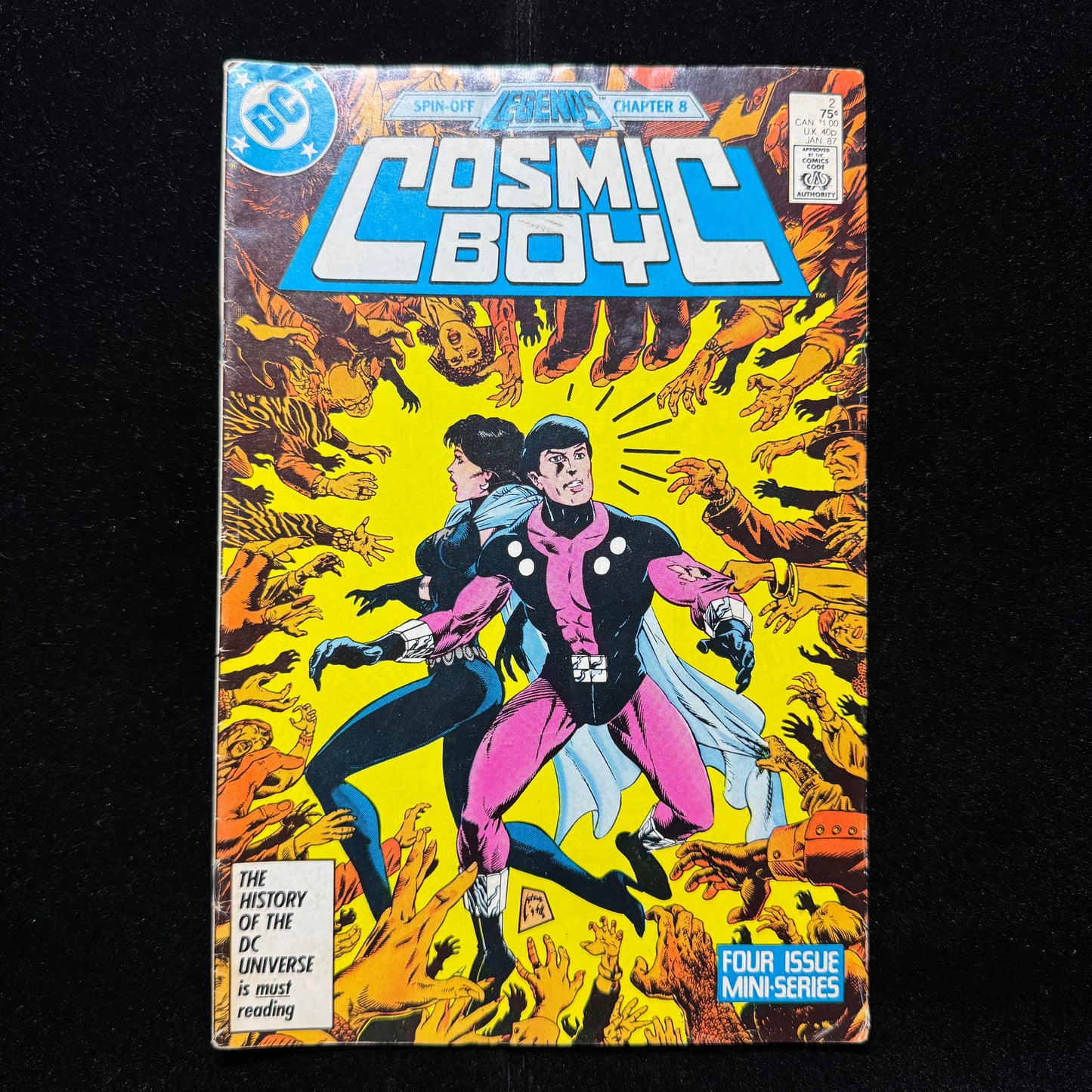 Cosmic Boy 2 - Copper Age Dc Comics 1987