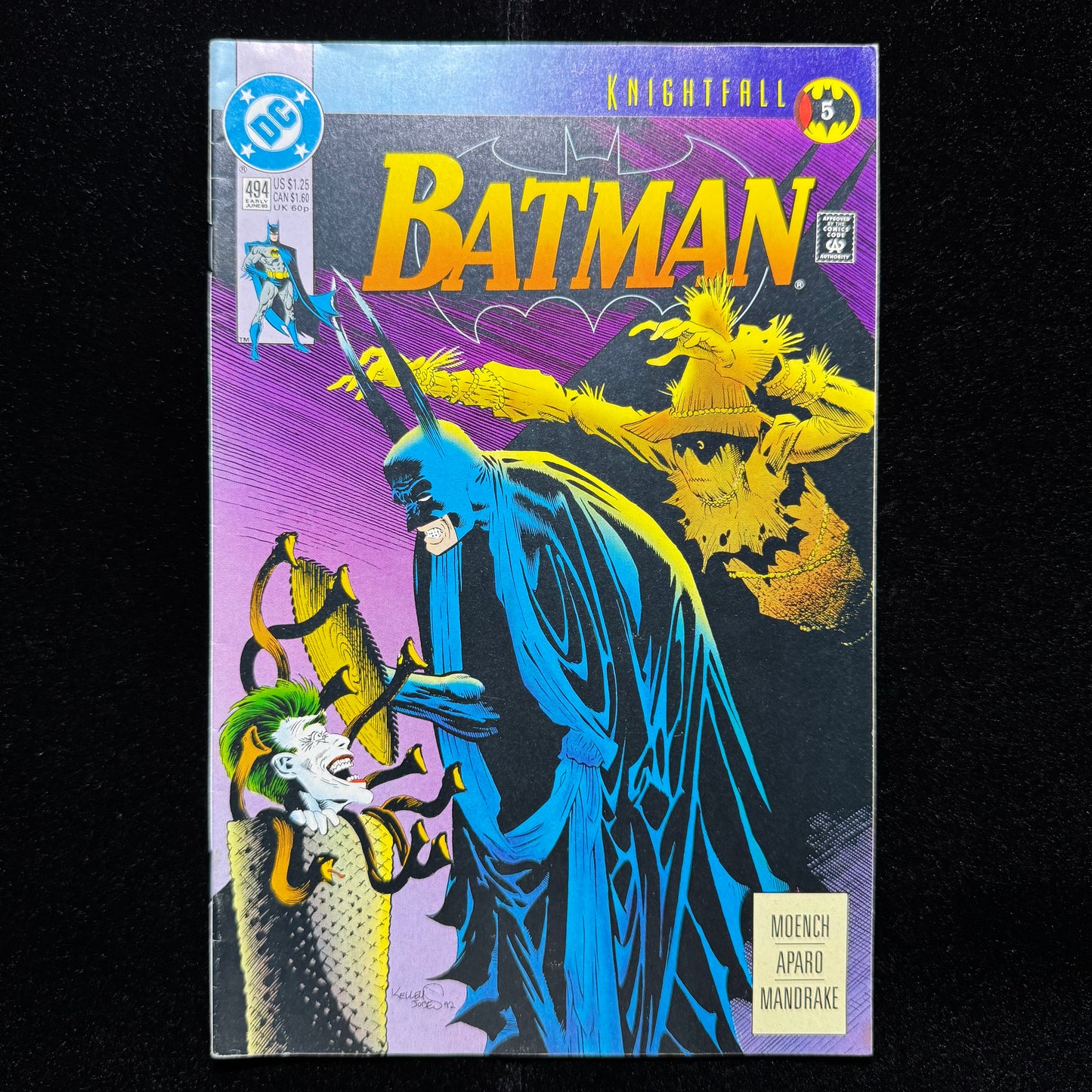 Batman 494 - Knightfall Part Five - Modern Age Dc Comics 1993
