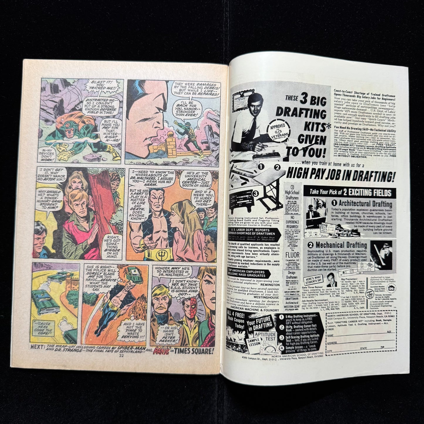 Sub-Mariner 68 - 1st Appearance Of Force - Bronze Age Marvel Comics 1974