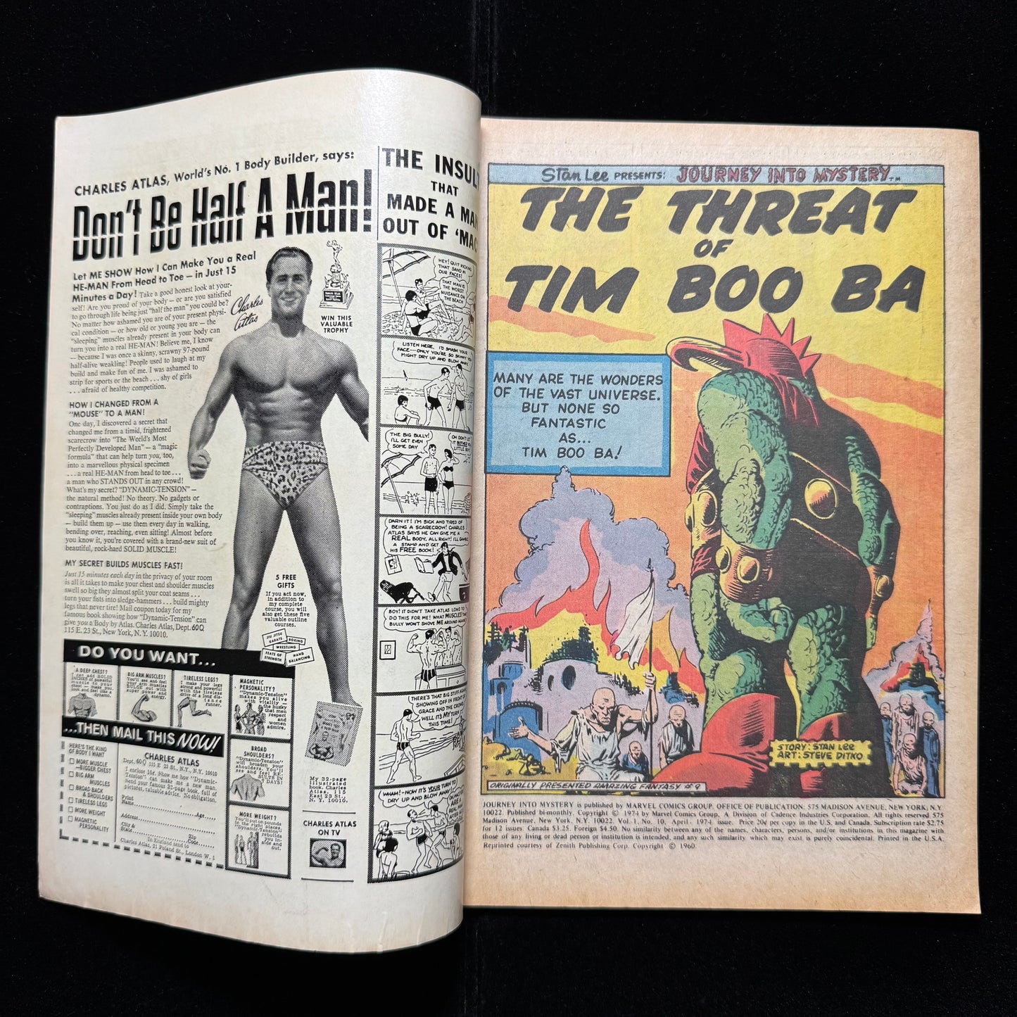 Journey Into Mystery 10 - Bronze Age Marvel Comics 1974