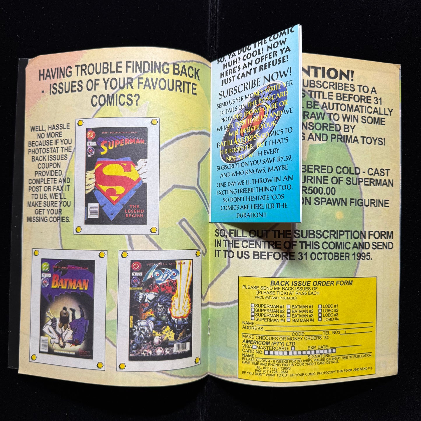 Batman 6 - Battleaxe Press South Africa - Reprints Batman 423 - Modern Age 1995