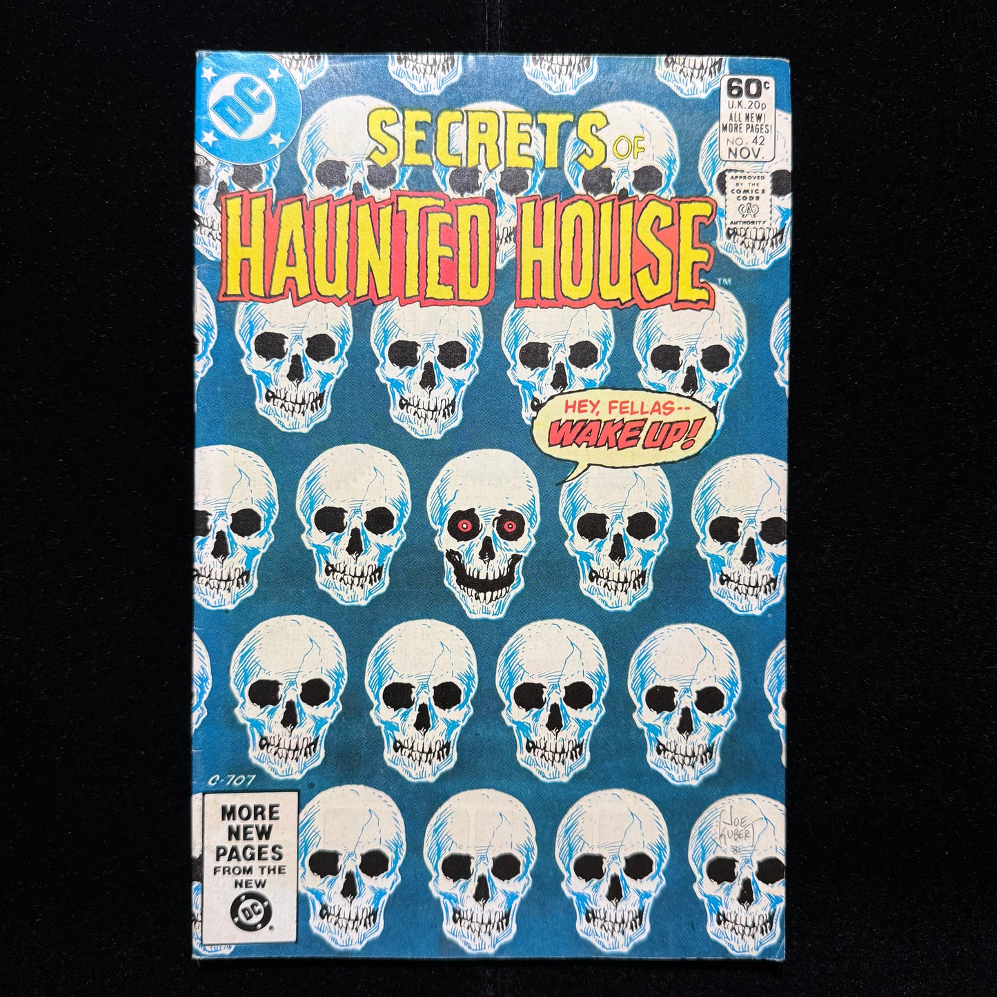 Secret Of Haunted House 42 - Joe Kubert Skull Cover - Bronze Age Dc Comics 1981
