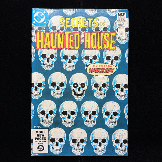 Secrets Of Haunted House 42 - Joe Kubert Skull Cover - Bronze Age Dc Comics 1981