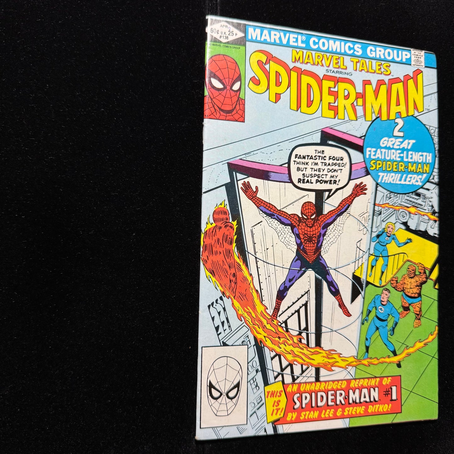 Marvel Tales 138 - Reprints Amazing Spider-Man 1 - Bronze Age Marvel Comics 1982