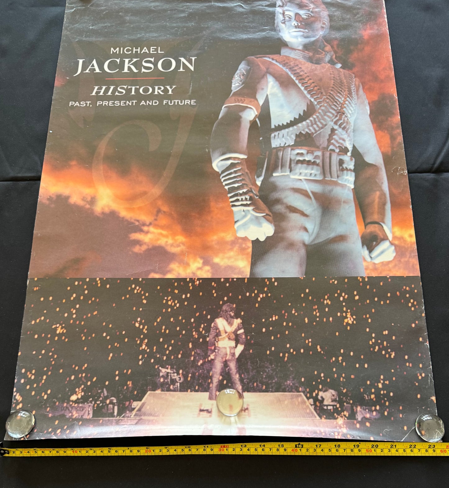 Michael Jackson HIStory - Original Promotional Poster - 33” x 23.5” - Rare 1995