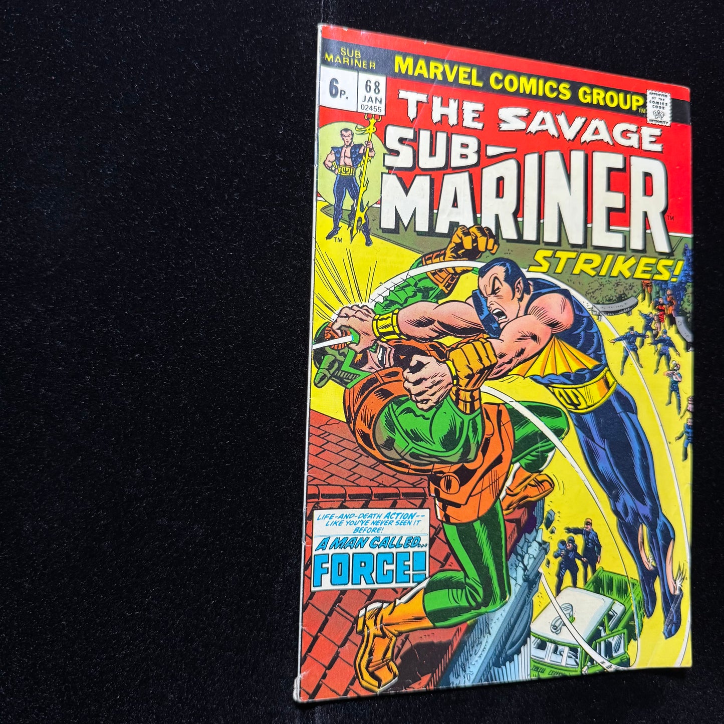 Sub-Mariner 68 - 1st Appearance Of Force - Bronze Age Marvel Comics 1974