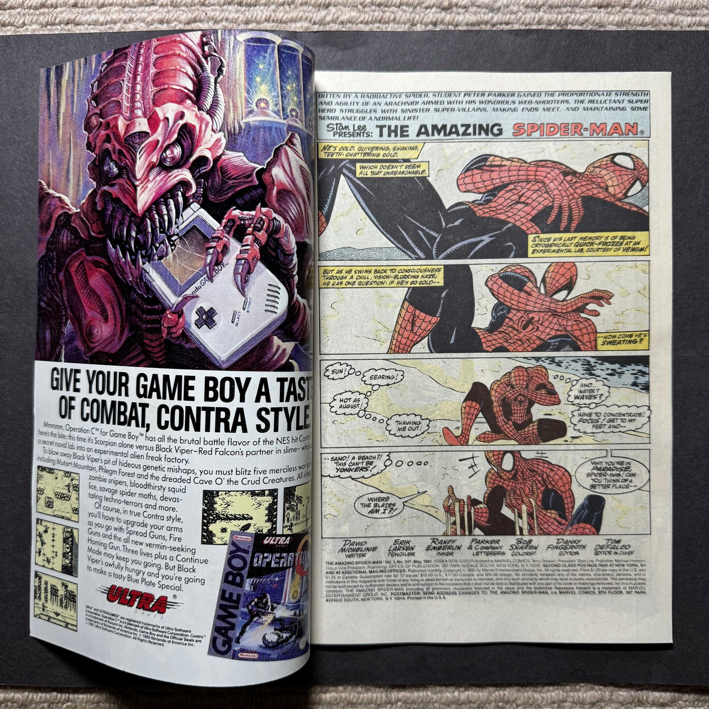 Amazing Spider-Man 347/ Copper Age Marvel Comics 1991