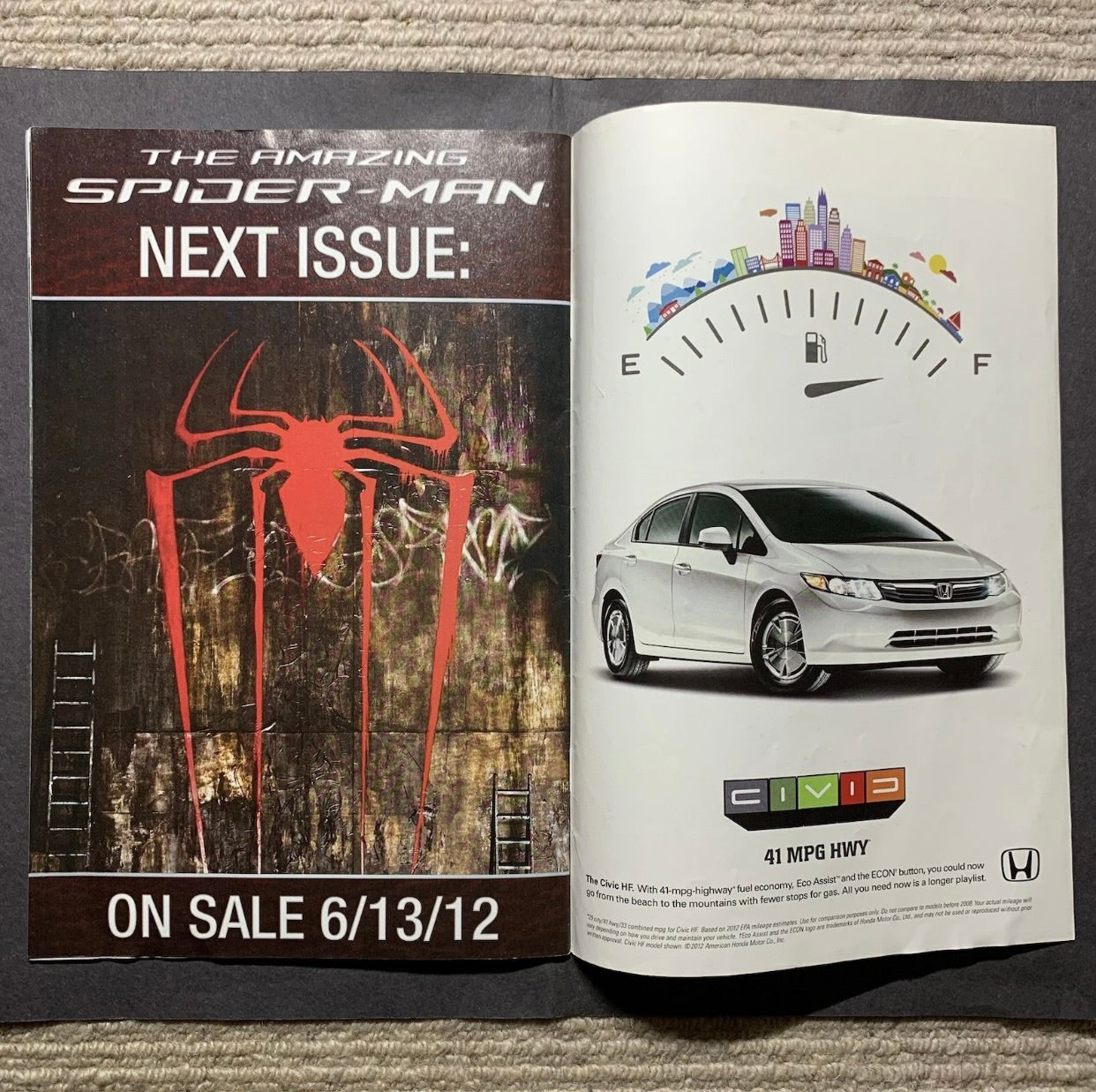 Amazing Spider-Man The Movie 1 & 2/ Complete Set/ Modern Age Marvel Comics 2012