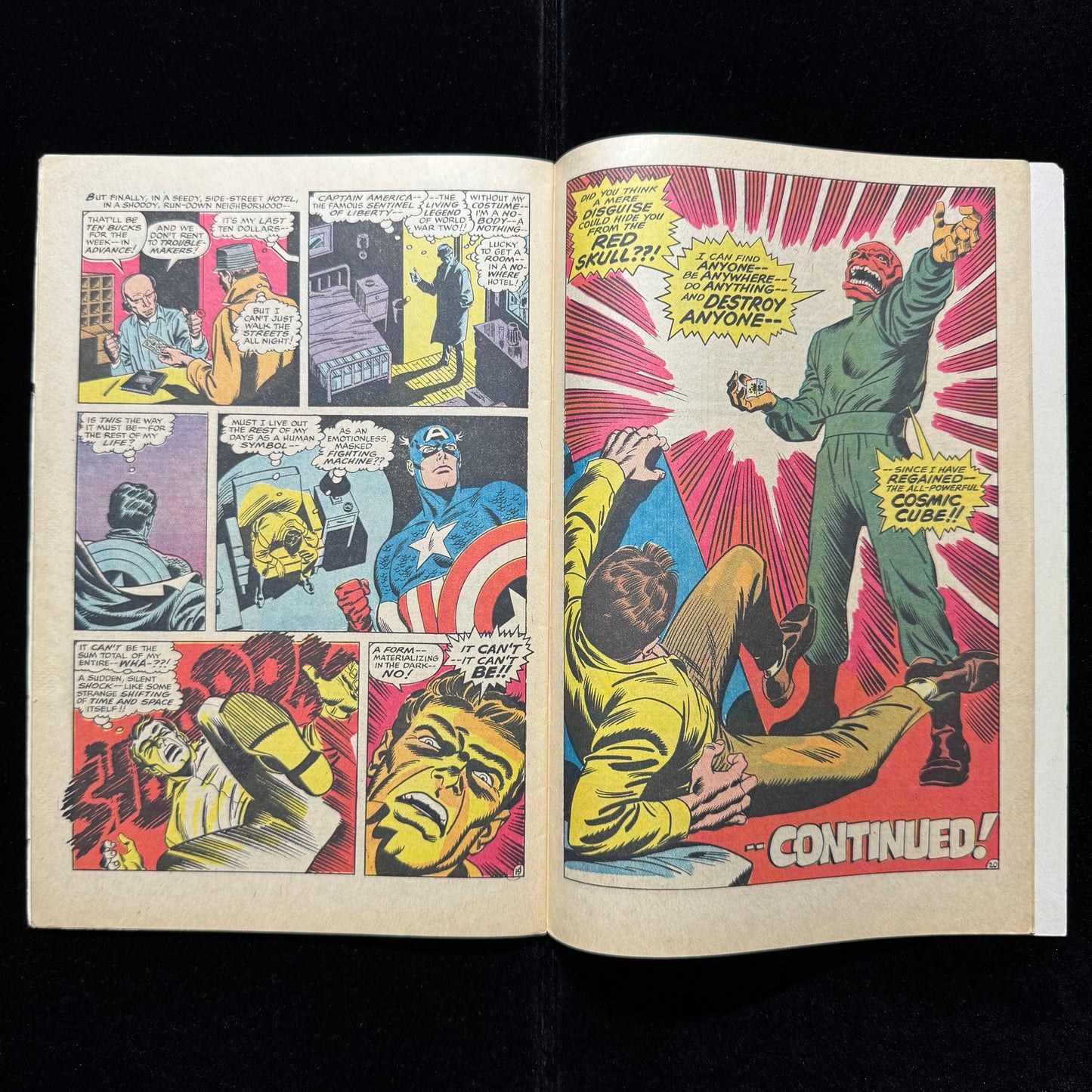 Captain America 114 - John Romita Sr Cover - Silver Age Marvel Comics 1969
