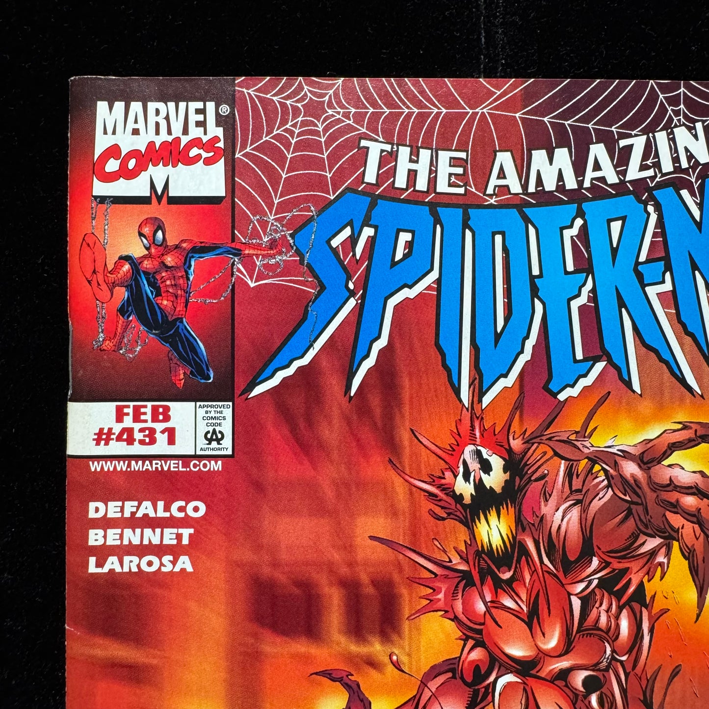 Amazing Spider-Man 431 - 1st Cover & 2nd App Of Carnage Cosmic - Modern Age 1998