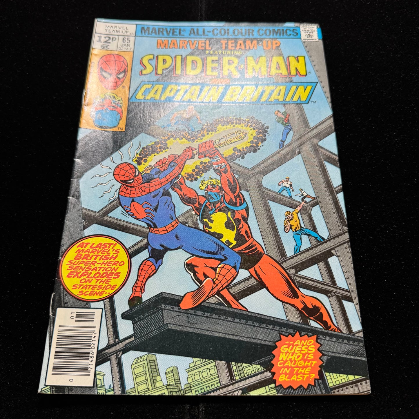 Marvel Team Up 65 - 1st App Of Cap Britain In US Comics - Bronze Age Marvel 1978