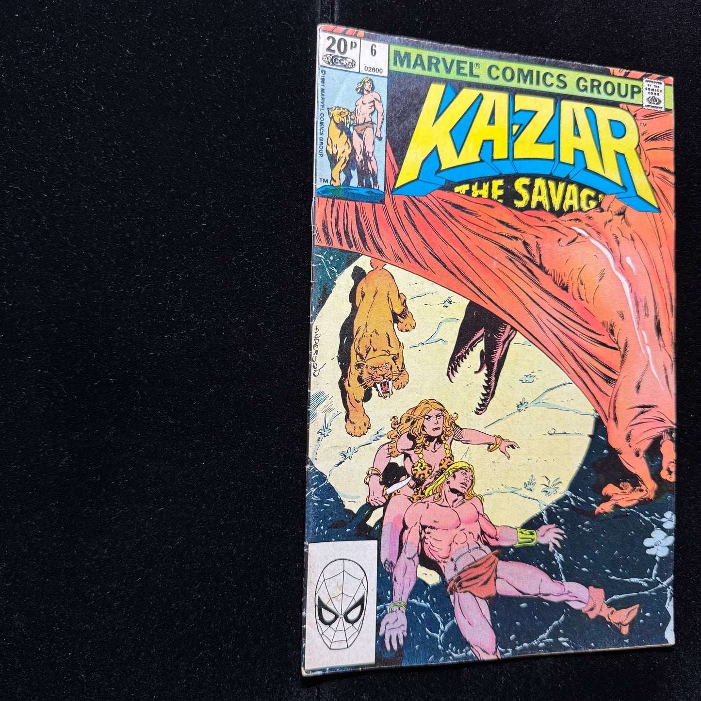 Ka-Zar The Savage 6 - Bronze Age Marvel Comics 1981
