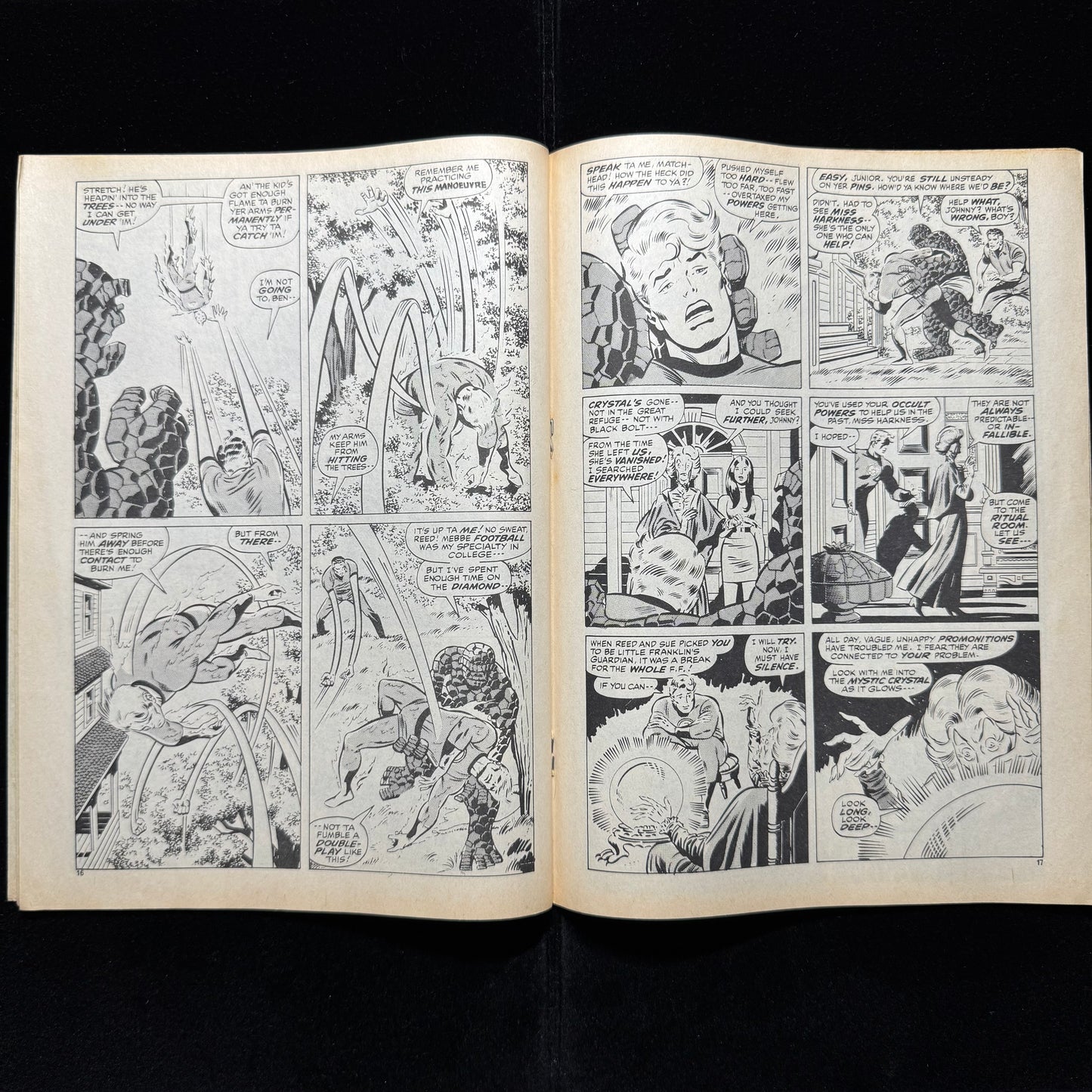 Captain Britain 16 - 1st Meeting Of Cap Britain & Cap America - Bronze Age 1977