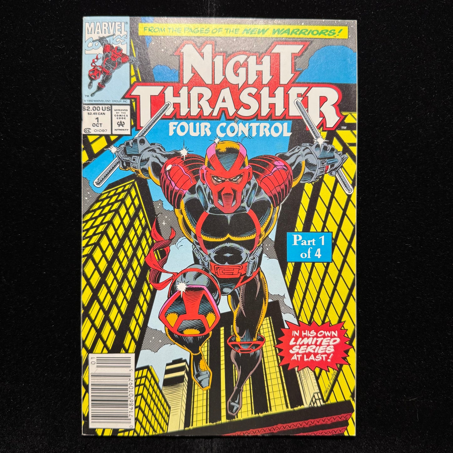 Night Thrasher: Four Control 1 - Modern Age Marvel Comics 1992