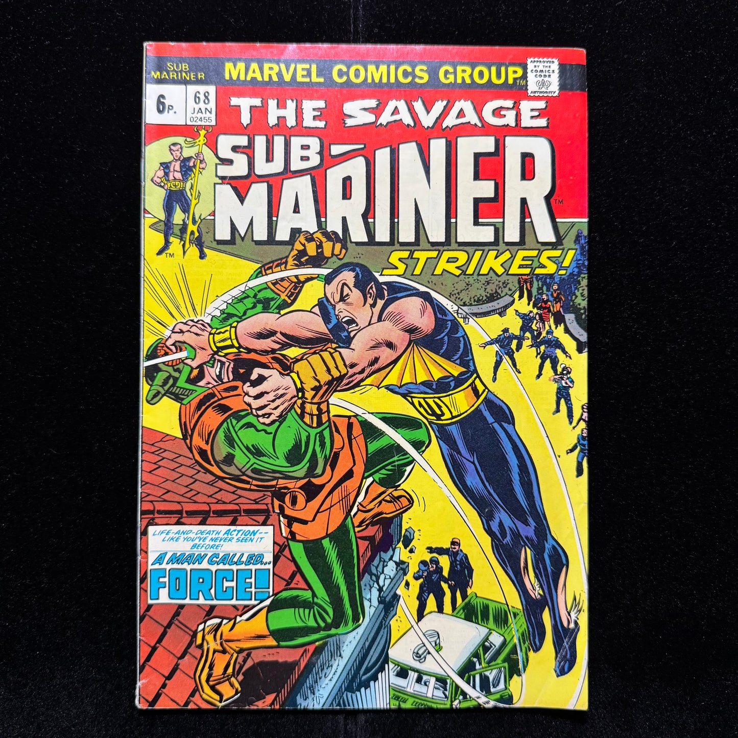 Sub-Mariner 68 - 1st Appearance Of Force - Bronze Age Marvel Comics 1974