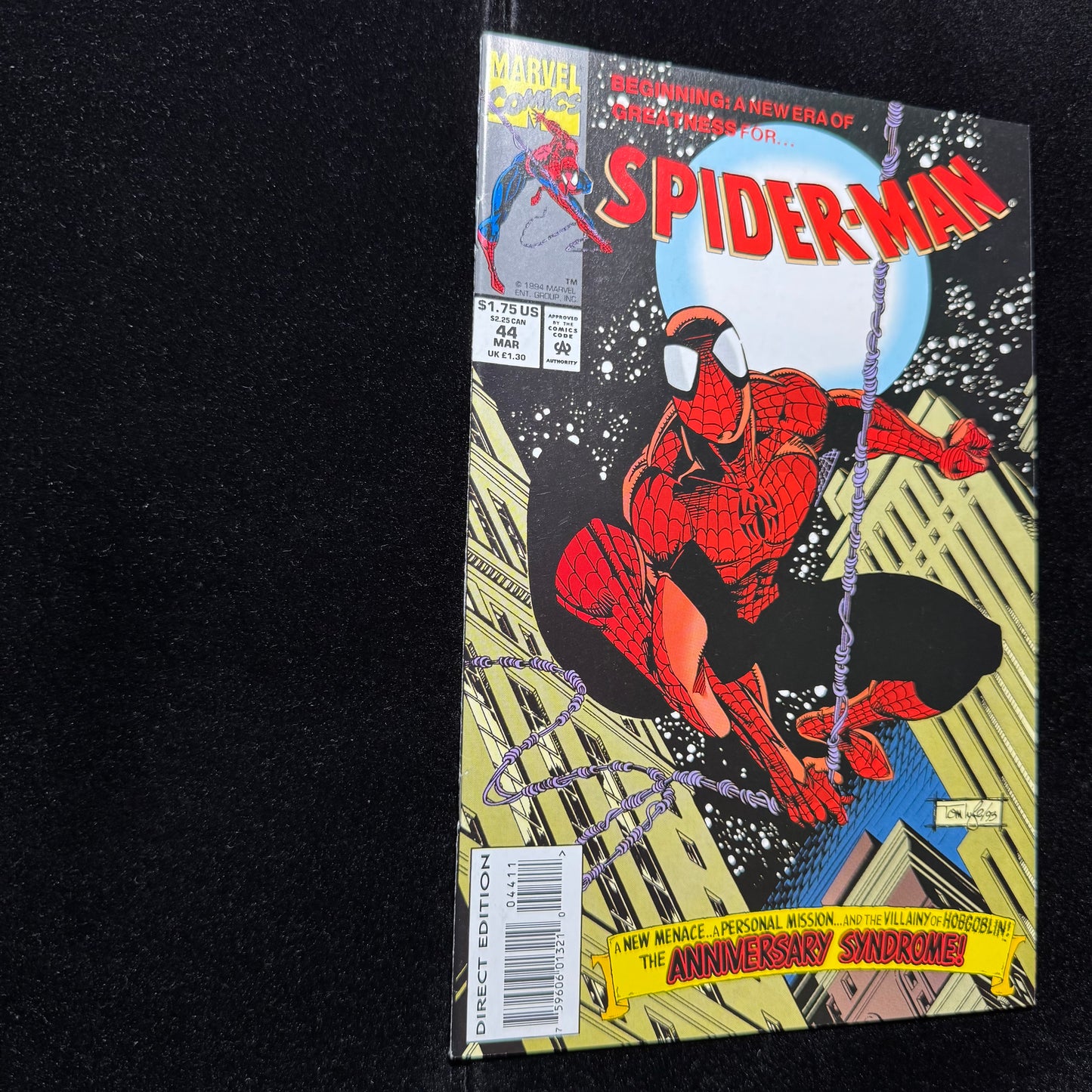 Spider-Man 44 - Stunning Cover Art - Modern Age Marvel Comics 1994