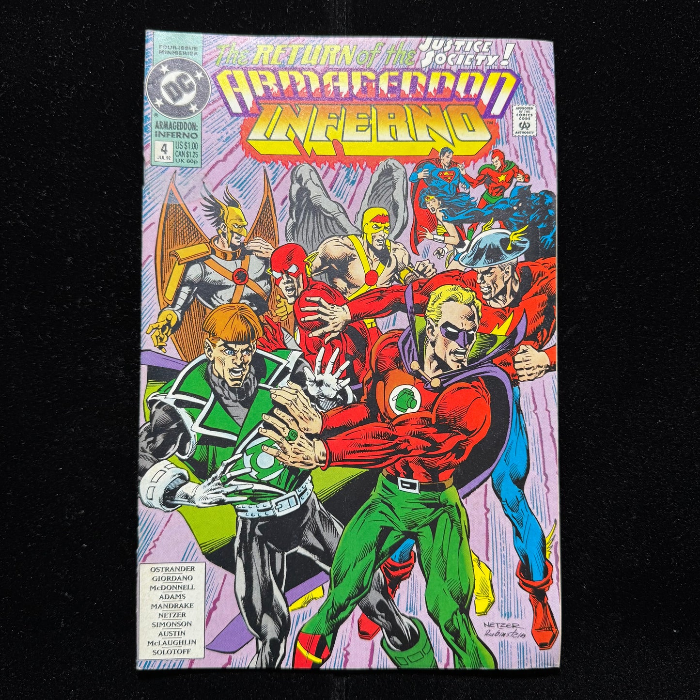 Armageddon Inferno 1-4 - Complete Set - Modern Age Dc Comics 1992