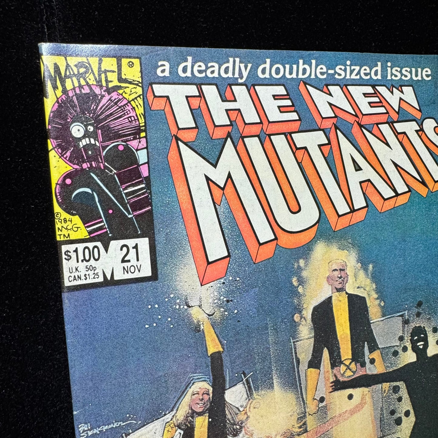 New Mutants 21 - 1st Full Appearance Of Warlock - Copper Age Marvel Comics 1984