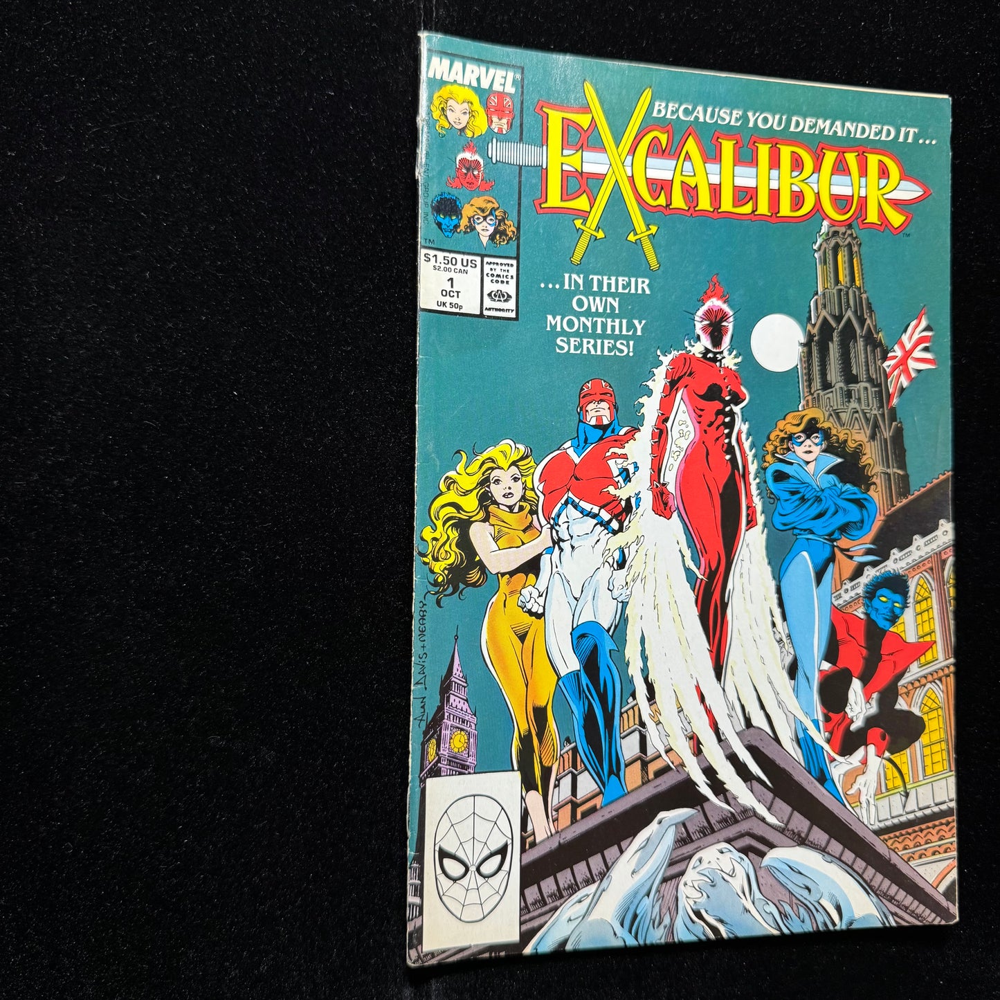 Excalibur 1 - 1st Ongoing Excalibur Title - Copper Age Marvel Comics 1988