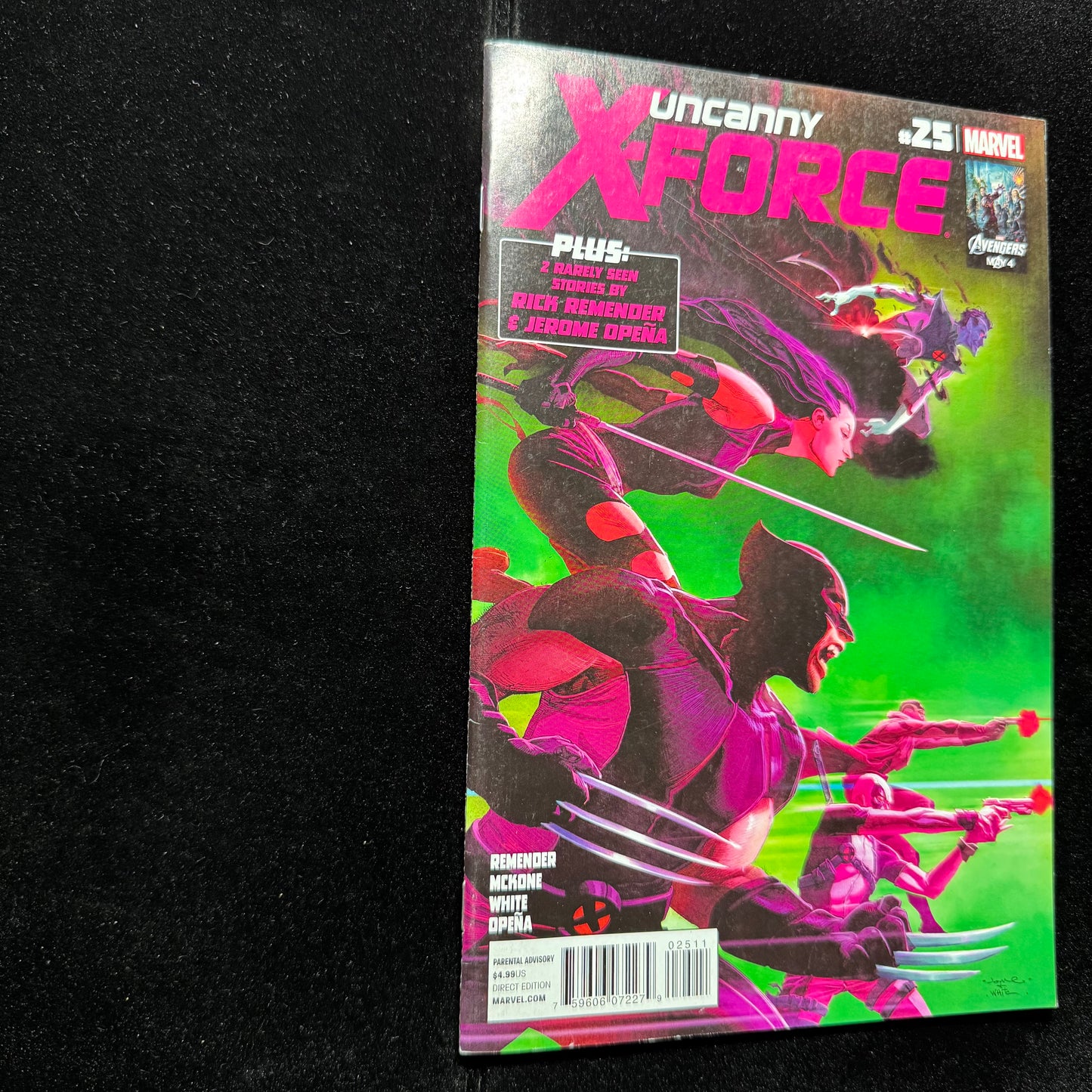Uncanny X-Force 25 - 1st Team App Of Omega Clan - Modern Age Marvel Comics 2012