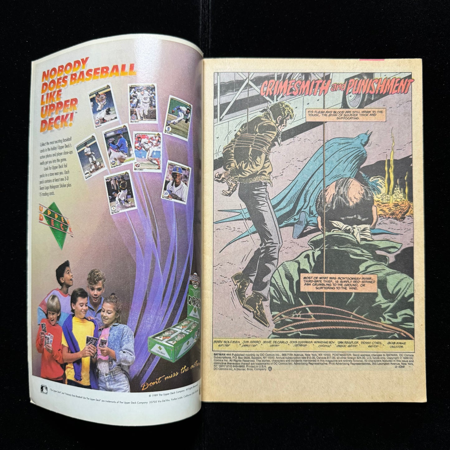 Batman 444 - Copper Age Dc Comics 1990