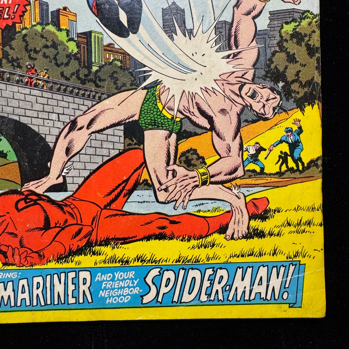 Daredevil 77 - Featuring Spider-Man & Namor - Bronze Age Marvel Comics 1971