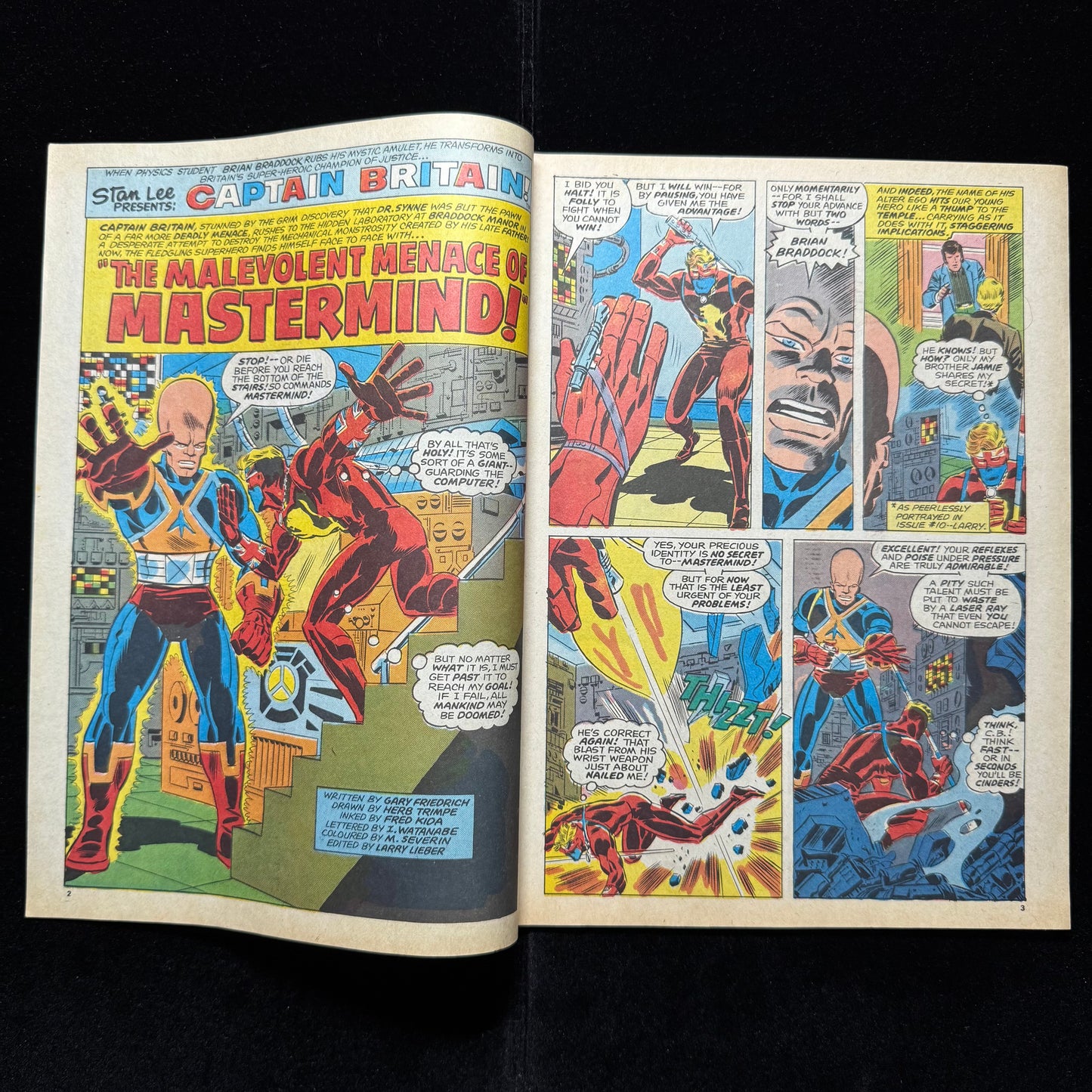 Captain Britain 14 - Bronze Age Marvel Comics 1977